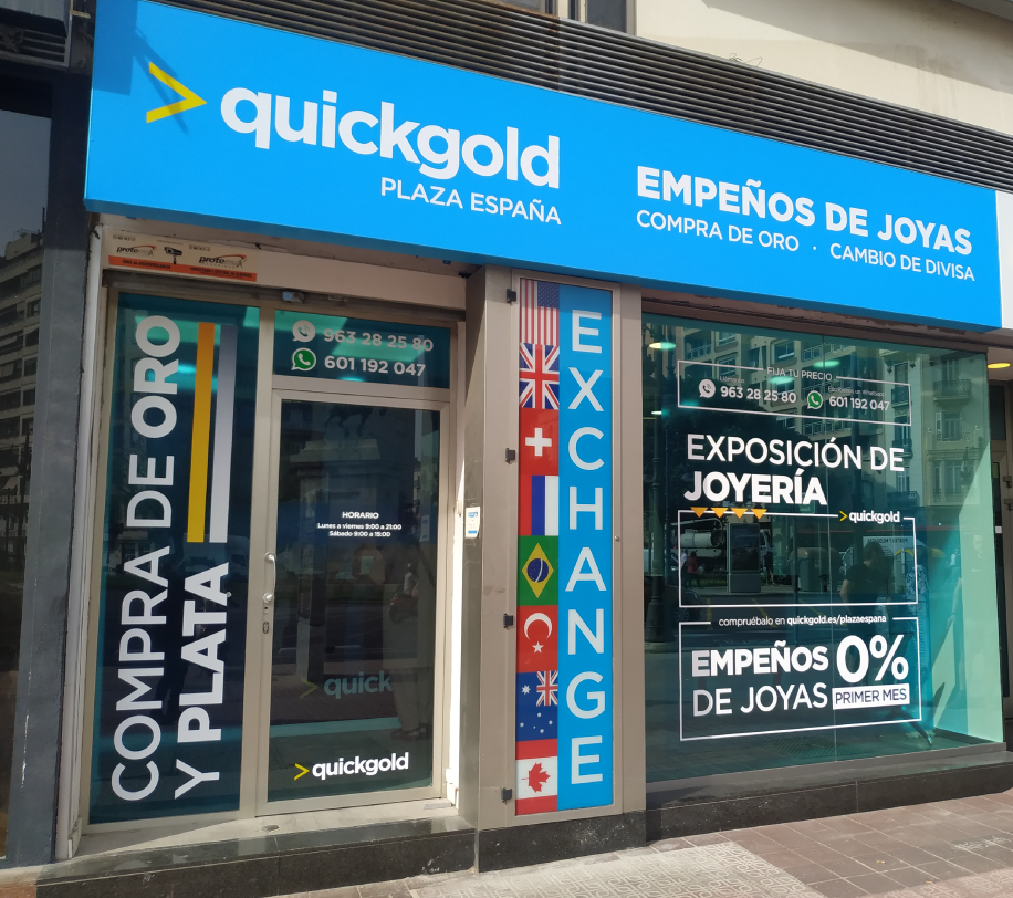 Quickgold Valencia (Plaza España) - Compro Oro | Casa de Cambio Quickgold Valencia (Plaza España) - Compro Oro | Casa de Cambio